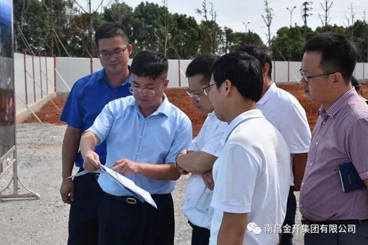 集團高管現(xiàn)場調(diào)度 大力推進項目建設