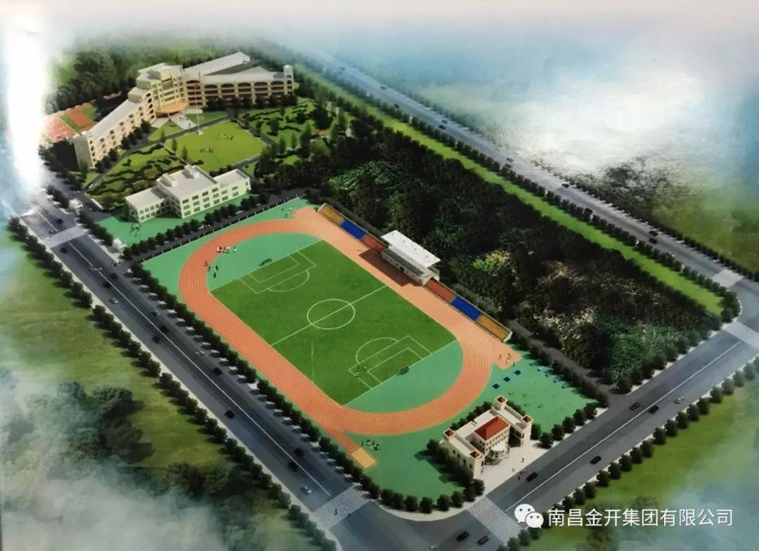 白水湖學(xué)校運(yùn)動(dòng)場(chǎng)新建工程全面完工