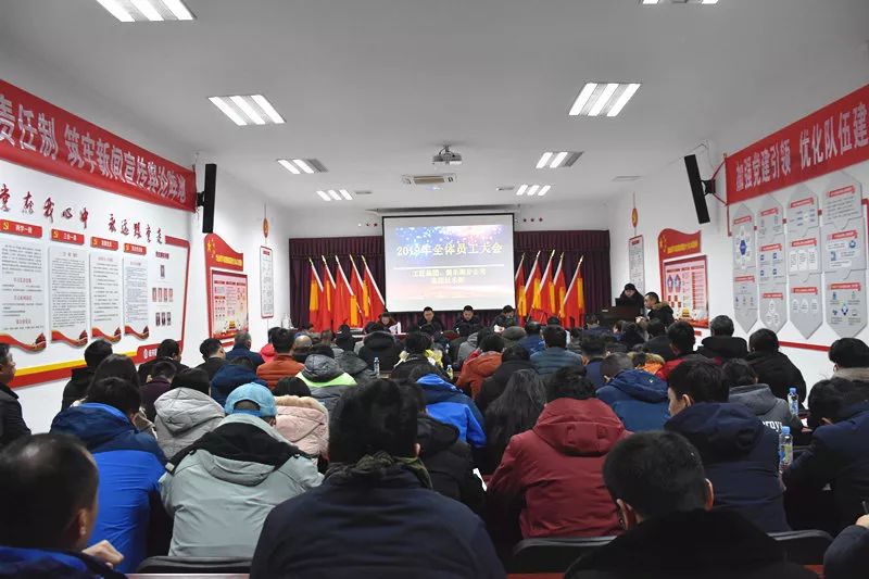 工匠集團召開2019年度第一次全體員工大會 