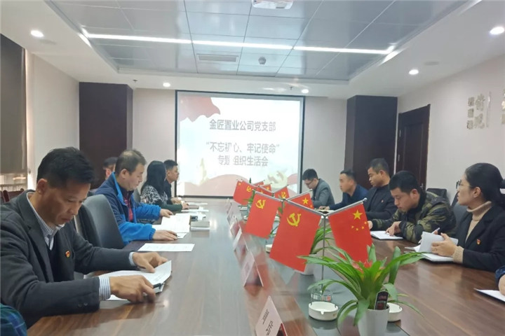 金匠置業(yè)黨支部召開專題組織生活會(huì)暨民主評(píng)議黨員大會(huì)