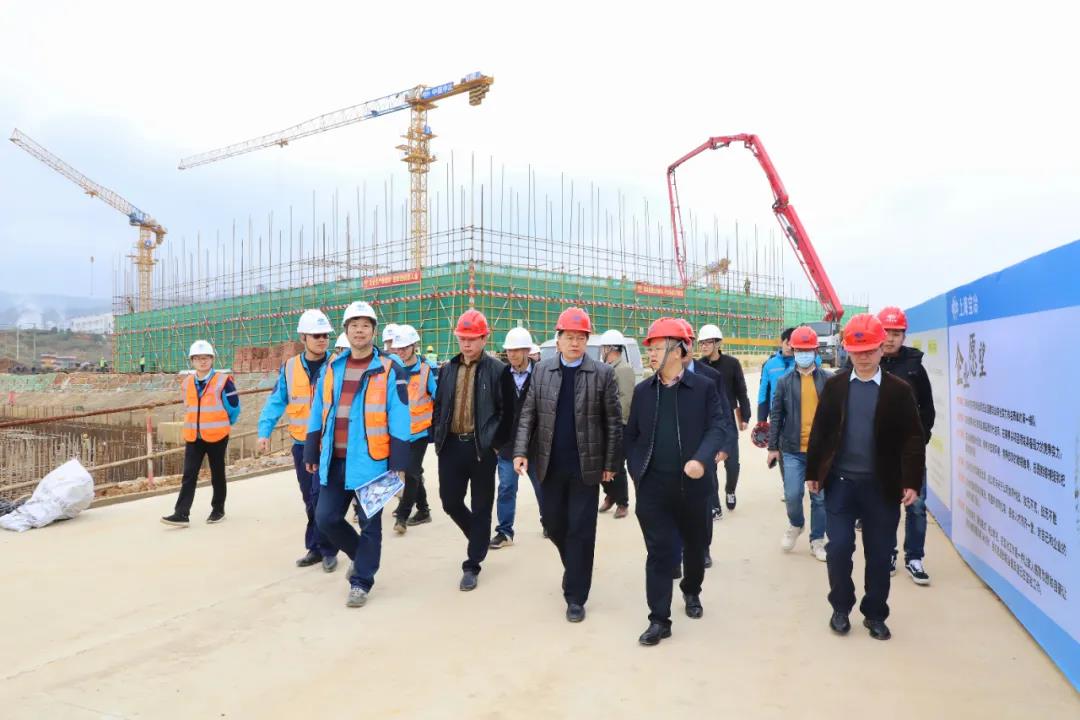 集團黨委書記、董事長謝榮華調(diào)研集團重大重點建設(shè)項目