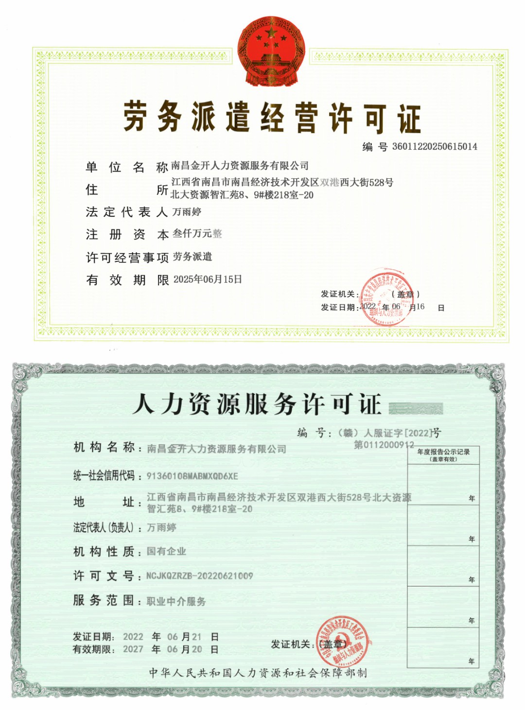 喜報！金開人力資源服務(wù)有限公司獲取人力資源服務(wù)許可證