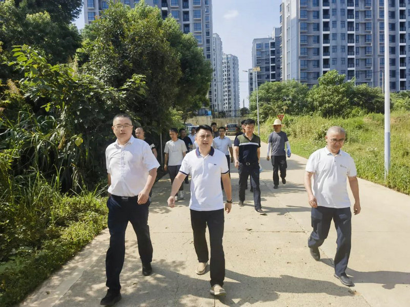 李茶根調(diào)研集團(tuán)民生工程建設(shè)情況